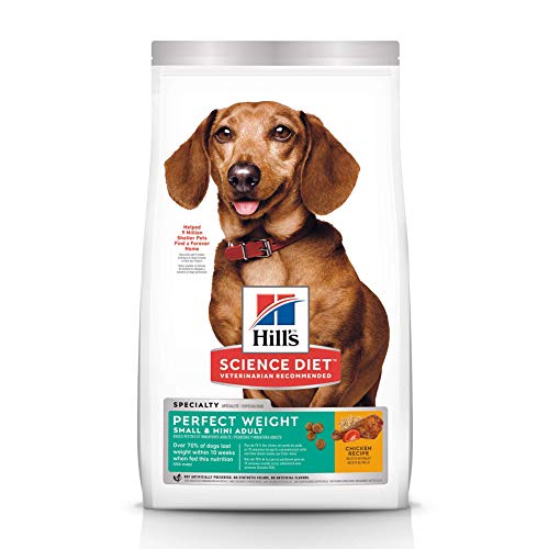Hill's Science Diet Adult Perfect Weight Small & Mini Chicken Recipe Dry Dog Food, 15 lb. Bag