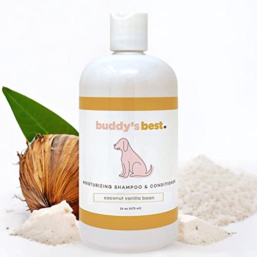 Buddy's Best Dog Shampoo for Smelly Dogs - Dog Shampoo and Conditioner for Dry and Sensitive Skin -...