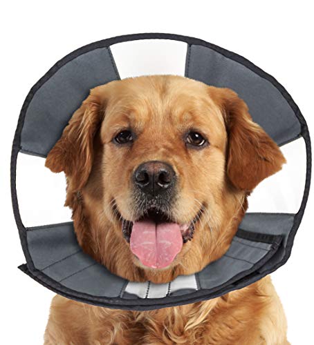 ZenPet Pet Recovery Cone E-Collar for Dogs and Cats - Always Use with Your Pet's Everyday Collar -...