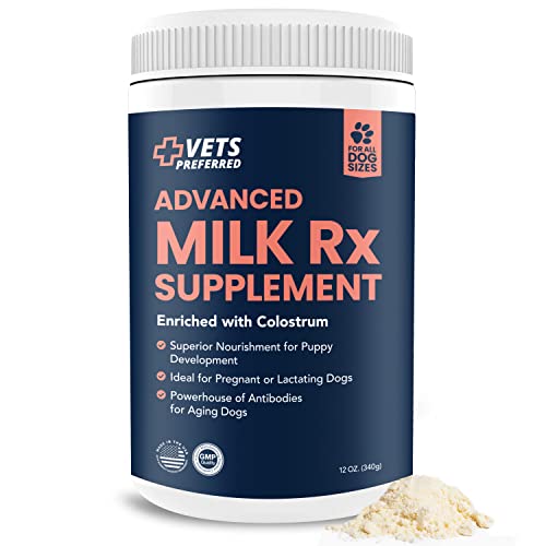 Vets Preferred Puppy Milk Replacement Formula - Dog Milk Replacer Powder Supplement for Pregnant,...