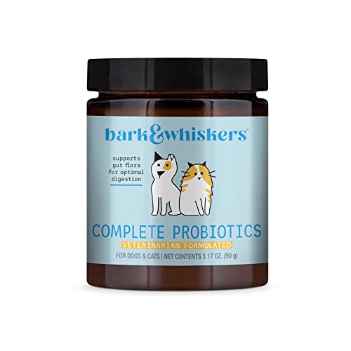 Dr. Mercola, Bark & Whiskers, Complete Probiotics, for Cats and Dogs, 3.17 oz (90 g), Supports...