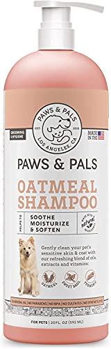Paws & Pals 5-in-1 Oatmeal Dog Shampoo, Conditions, Detangles, Moisturizes, Anti Itch, Odor Control...