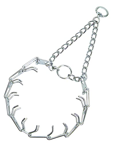 Herm Sprenger Ultra-Plus Prong Dog Training Collar, Chrome, 3.25 mm x 20' Neck Size; 22' Chain...