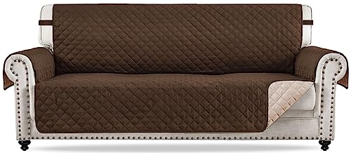RHF Reversible Sofa Cover for Dogs for 3 Cushion Couch for Living Room,Sofa Slipcover,Couch...