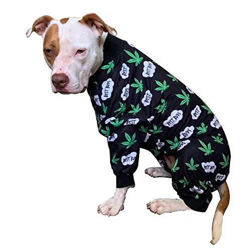 Tooth and Honey Pitbull Pajamas/Lightweight Pullover Pajamas/Full Coverage Dog pjs/Dog Onesie...