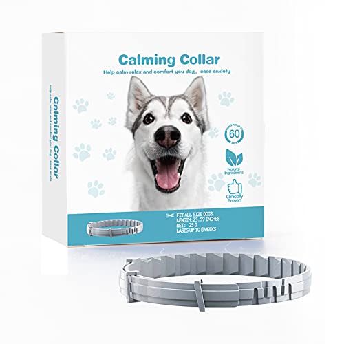 CPFK Calming Collar for Dogs Pheromones Relieve Reduce Anxiety or Stress Adjustable Collars with...