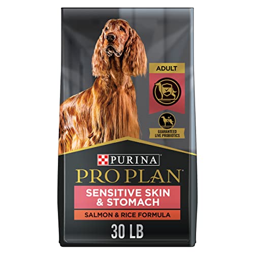 Purina Pro Plan Sensitive Skin and Stomach Dog Food With Probiotics for Dogs, Salmon & Rice Formula...