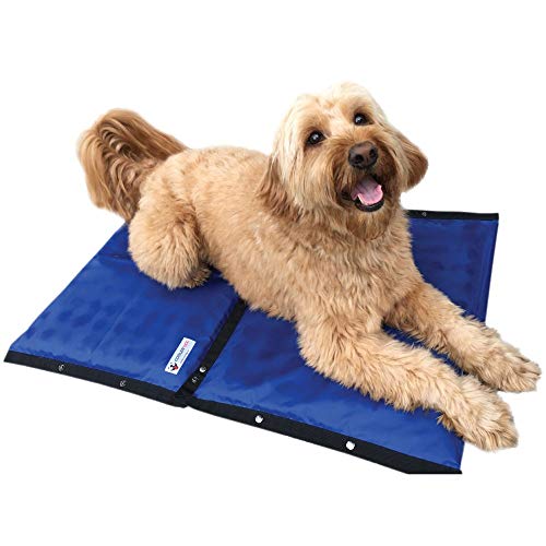 CoolerDog Dog Cooling Pad Dog Cooling Products Hydro Cooling Mat 2 Pack for Large Dogs