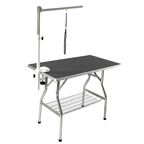 Flying Pig Large Size Super Durable Heavy Duty Dog Pet Foldable Grooming Table (44' x 24')
