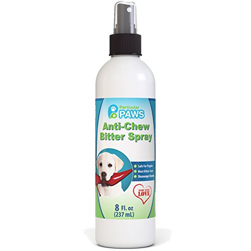 Particular Paws Anti-Chew Bitter Spray for Dogs - Tea Tree Oil to Help Soothe - 8oz