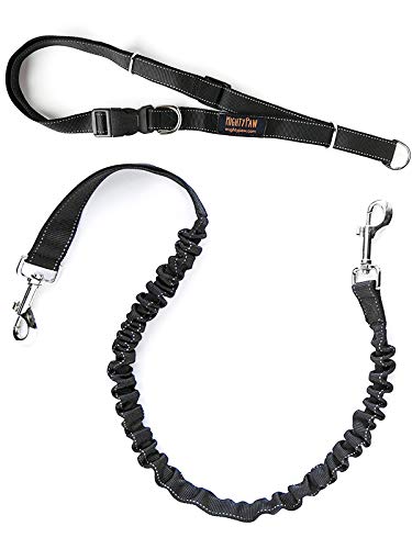 Mighty Paw Hands Free Dog Leash | Premium Runners Pet Lead and Adjustable Hip Belt. Lightweight...