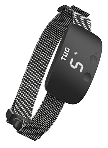 TUG Bark Collar | Rechargeable | Adjustable Modes - Static/Vibration/Sound | Waterproof (Black)