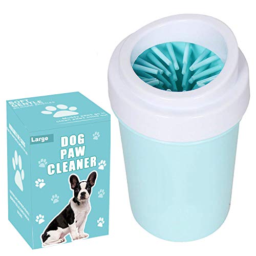 Dog Paw Cleaner for Dogs Large/Petite Paw Washer Easy to Use & Clean Portable Dog Paw Cleaner Cup...