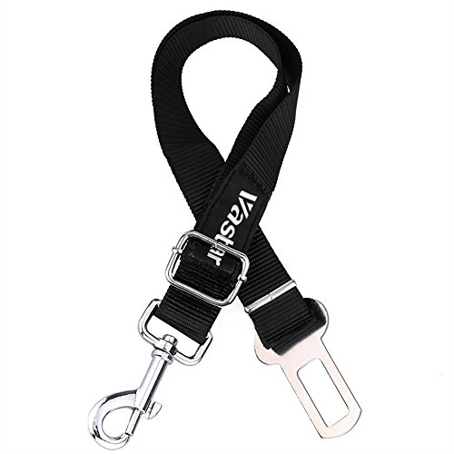 Vastar Adjustable Pet Dog Cat Safety Leash Car Vehicle Seat Belt Harness Seatbelt, Made from Nylon...