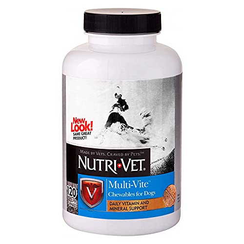 Nutri-Vet Multi-Vite Chewables for Adult Dogs | Daily Vitamin and Mineral Support to Help Maintain...
