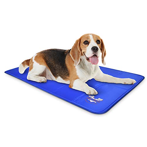 Arf Pets Dog Cooling Mat 27” x 43” Pad for Kennels, Crates and Beds, Non-Toxic, Durable Solid...