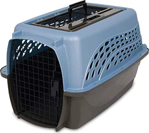 Petmate Two-Door Small Dog Kennel & Cat Kennel (Top Loading or Front Loading Pet Carrier, Great for...