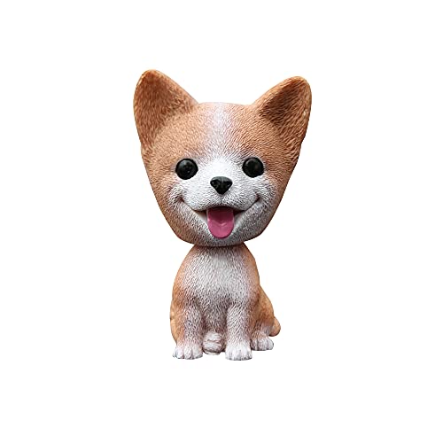 Comidox Handmade childhood memory BobbleHead Dogs Car Dash Puppy for Car Vehicle decoration rocking...