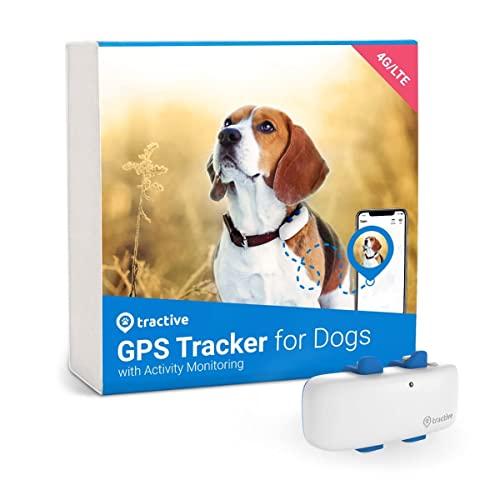 Tractive Waterproof GPS Dog Tracker - Location & Activity, Unlimited Range & Works with Any Collar...