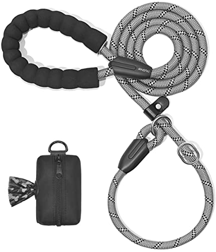 iYoShop 6 FT Durable Slip Lead Dog Leash with Zipper Pouch, Padded Handle and Highly Reflective...