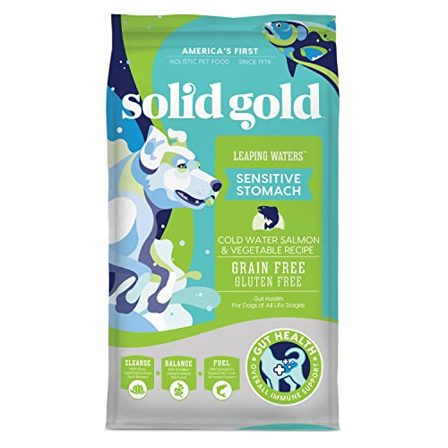 Solid Gold - Leaping Waters with Cold Water Salmon - Grain-Free Dog Food for Sensitive Stomach -...