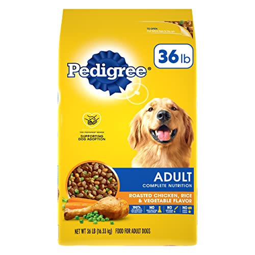 PEDIGREE Complete Nutrition Adult Dry Dog Food Roasted Chicken, Rice & Vegetable Flavor Dog Kibble,...