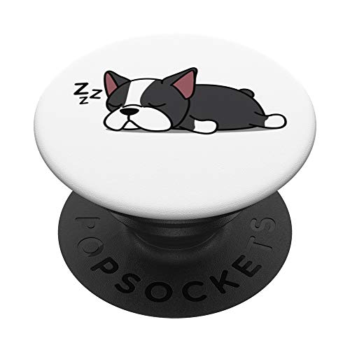 Cute Funny Boston Terrier Dog Puppy Animal Lover Design Gift PopSockets PopGrip: Swappable Grip for...