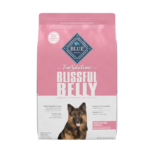Blue Buffalo True Solutions Blissful Belly Natural Digestive Care Adult Dry Dog Food, Chicken 24-lb