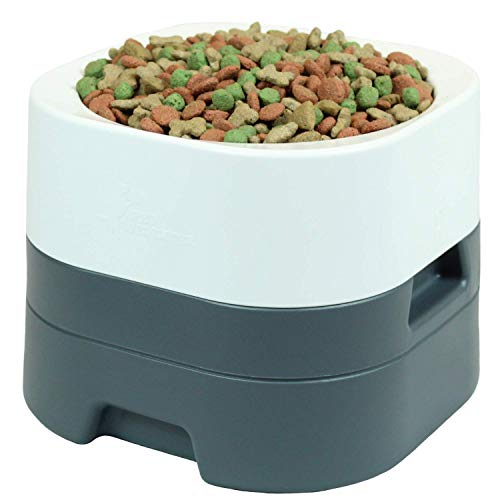 PET WEIGHTER Elevated Dog Bowls, Raised Dog Food Bowls for Large Dogs, Heavy Feeding Station Food &...
