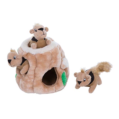 Outward Hound Hide A Squirrel Plush Dog Toy Puzzle, Small