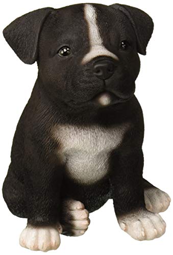 Hi-Line Gift Ltd Sitting Staffordshire Pitbull Puppy Statue