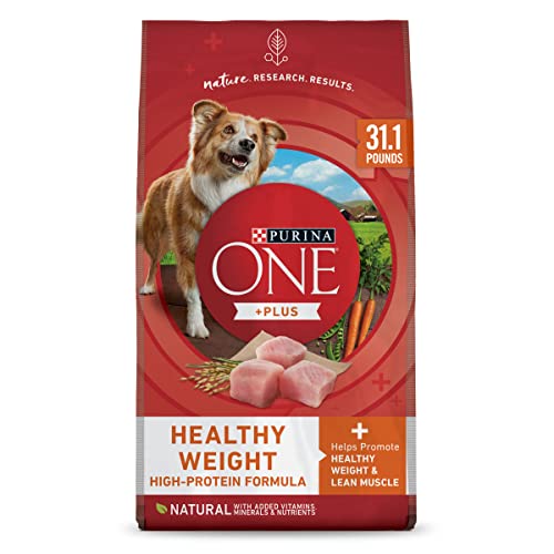 Purina ONE Natural, Weight Control Dry Dog Food, +Plus Healthy Weight Formula - 31.1 lb. Bag