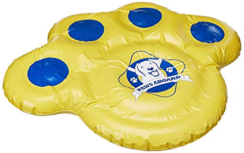 Fido Pet Products Paws Aboard Doggy Lazy Raft, Puncture Resistant Vinyl Dog Float, Perfect for The...