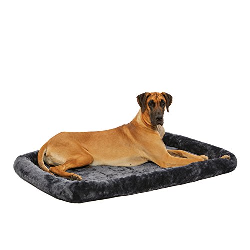 MidWest Homes for Pets 54L-Inch Gray Dog Bed or Cat Bed w/ Comfortable Bolster | Ideal for Giant Dog...