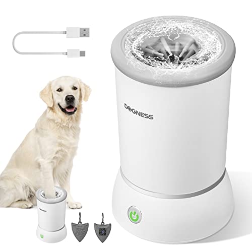 Automatic Dog Paw Cleaner, DOGNESS USB Charging Dog Paw Washer Cup, Portable Paw Cleaner for Small...