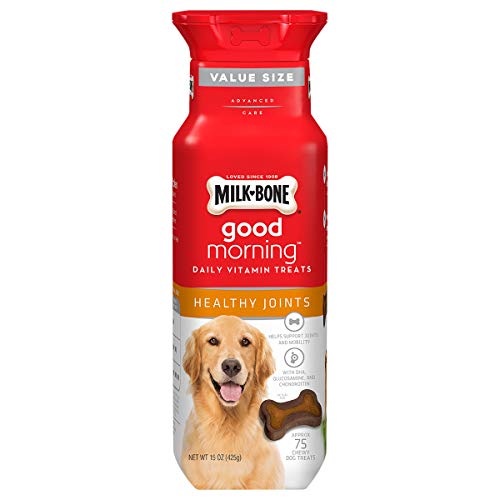 Milk-Bone Good Morning Daily Vitamin Dog Treats for Healthy Joints, 15 Ounces