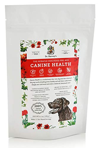 Dr. Harvey's Canine Health Miracle Dog Food, Human Grade Dehydrated Base Mix for Dogs with Organic...