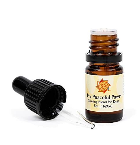 My Peaceful Paws, Essential Oil Calming Blend for Dogs - Topical Aromatherapy Application for...