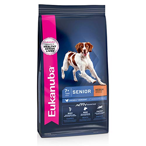Eukanuba Senior Medium Breed Dry Dog Food, 30 lb