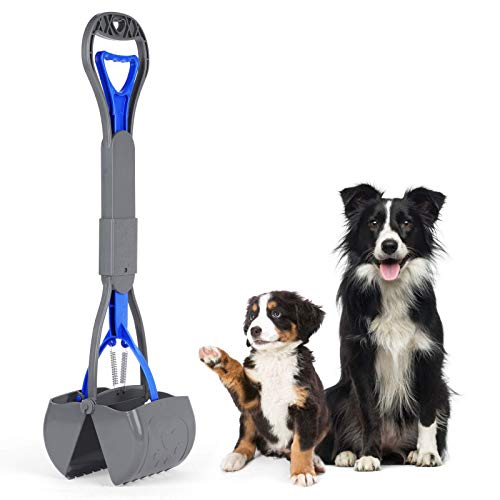 Sunkoon Non-Breakable Pooper Scooper for Dogs, Foldable Portable Dog Pooper Scooper with Long Handle...
