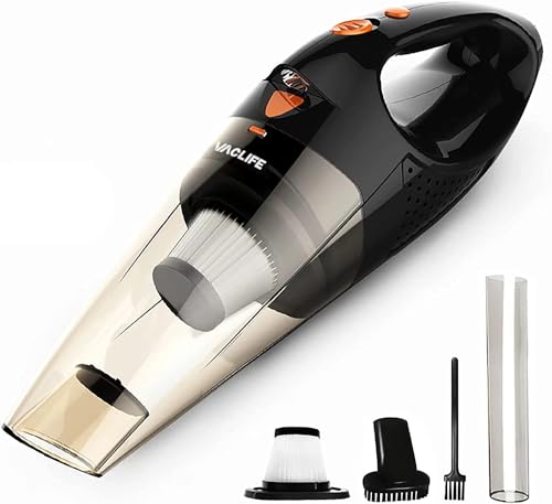 VacLife Handheld Vacuum, Car Hand Vacuum Cleaner Cordless, Mini Portable Rechargeable Vacuum Cleaner...
