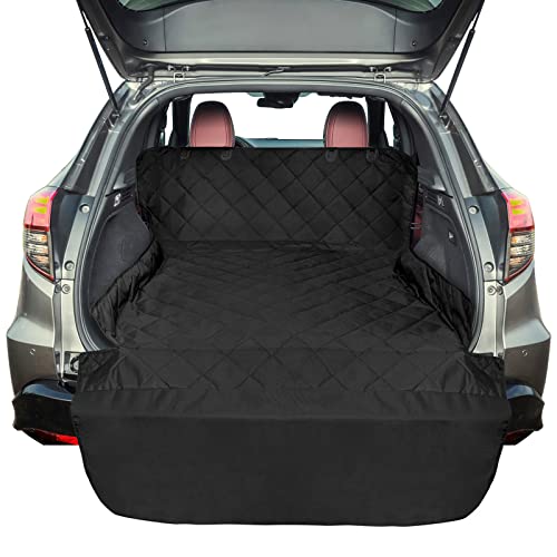 F-color SUV Cargo Liner for Dogs, Water Resistant Pet Cargo Cover Dog Seat Cover Mat for SUVs Sedans...
