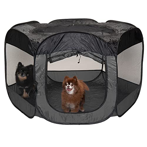 Furhaven Pet House for Dogs and Cats - Indoor-Outdoor Pop Up Playpen and Exercise Pen Dog Tent Puppy...