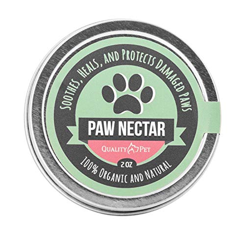 Paw Nectar Dog Paw Balm - Heals, Repairs & Restores Dry, Cracked & Damaged Paws - 100% Organic &...