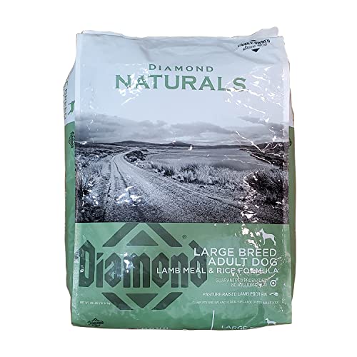 Diamond Naturals Large Breed Adult Dry Dog Food Lamb Meal and Rice Formula with Protein from Real...