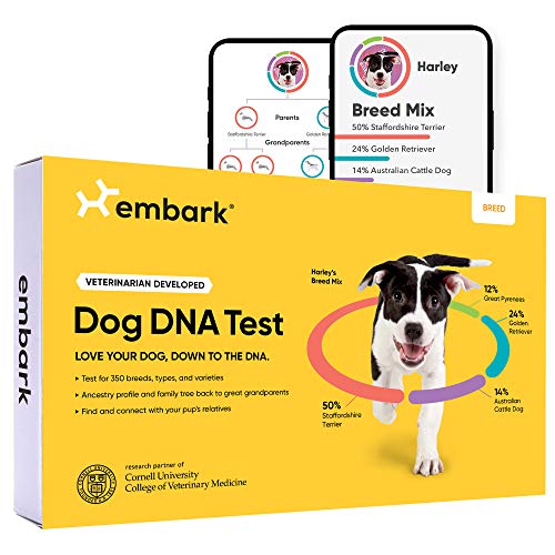 Embark Breed Identification Kit | Most Accurate Dog DNA Test | Test 350+ Dog Breeds | Breed ID Kit...