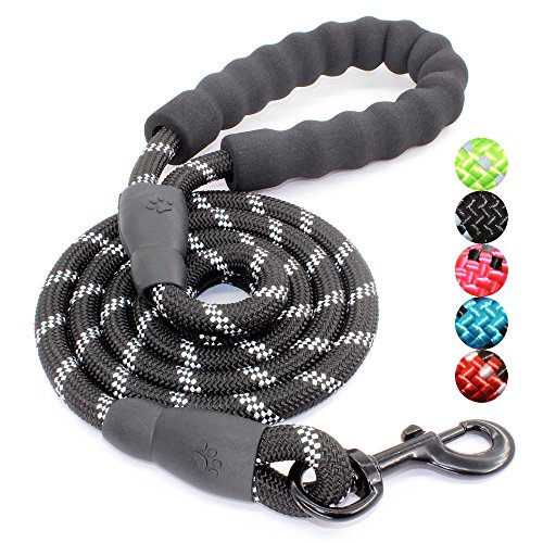 Gyoohthhoost Rope Dog Lead Strong Dog Lead Long 6FT with Two Padded Handles Extra Traffic Lead for Safety Training Walking Medium Large Dogs