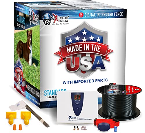 Underground Electric Dog Fence Premium - Standard Dog Fence System for Easy Setup and Superior...