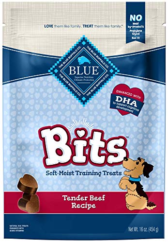 Blue Buffalo BLUE Bits Natural Soft-Moist Training Dog Treats Beef Recipe 16-oz bag