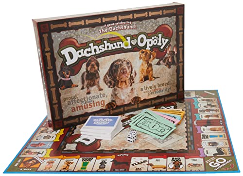 Late for the Sky Dachshund-opoly 15.38 x 10.63 x 2.06 inches